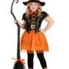 Pumpkin Patch Witch Girl's Costume 2 Pumpkin Patch Witch Girl's Costume -Halloween Costumes kids pumpkin patch witch costume