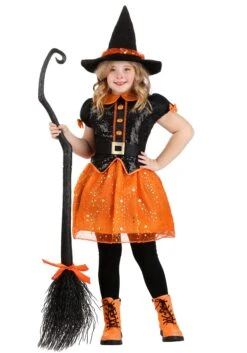 Pumpkin Patch Witch Girl's Costume