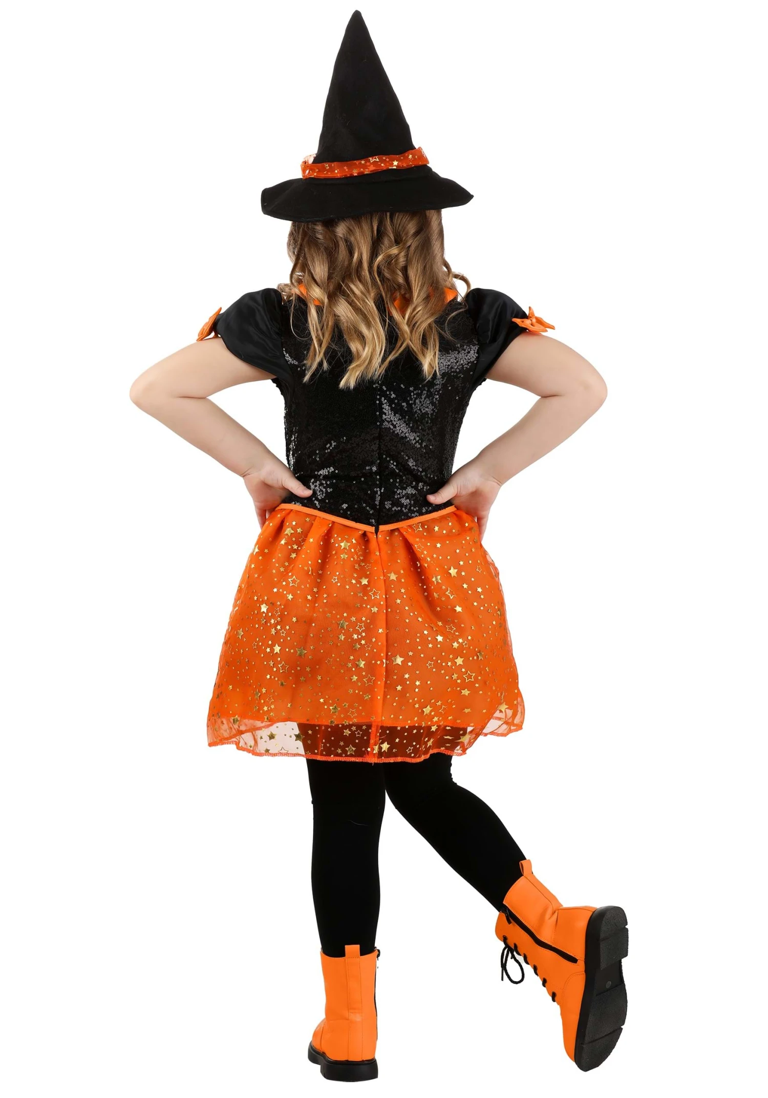 Pumpkin Patch Witch Girl's Costume 4 Pumpkin Patch Witch Girl's Costume - Image 2