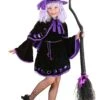 Purple Star Kid's Witch Costume 1 Purple Star Kid's Witch Costume -Halloween Costumes kids purple star witch costume