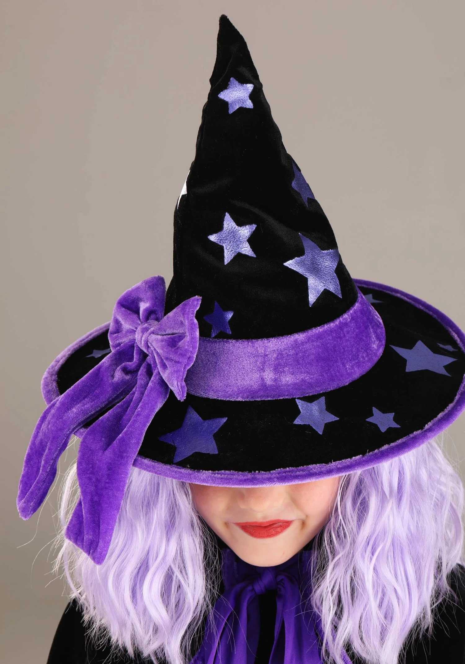 Purple Star Kid's Witch Costume 4 Purple Star Kid's Witch Costume - Image 2