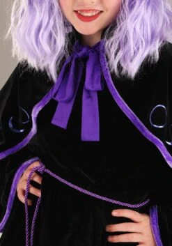 Purple Star Kid's Witch Costume 10 Purple Star Kid's Witch Costume -Halloween Costumes kids purple star witch costume alt 2