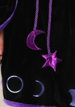 Purple Star Kid's Witch Costume 12 Purple Star Kid's Witch Costume -Halloween Costumes kids purple star witch costume alt 4