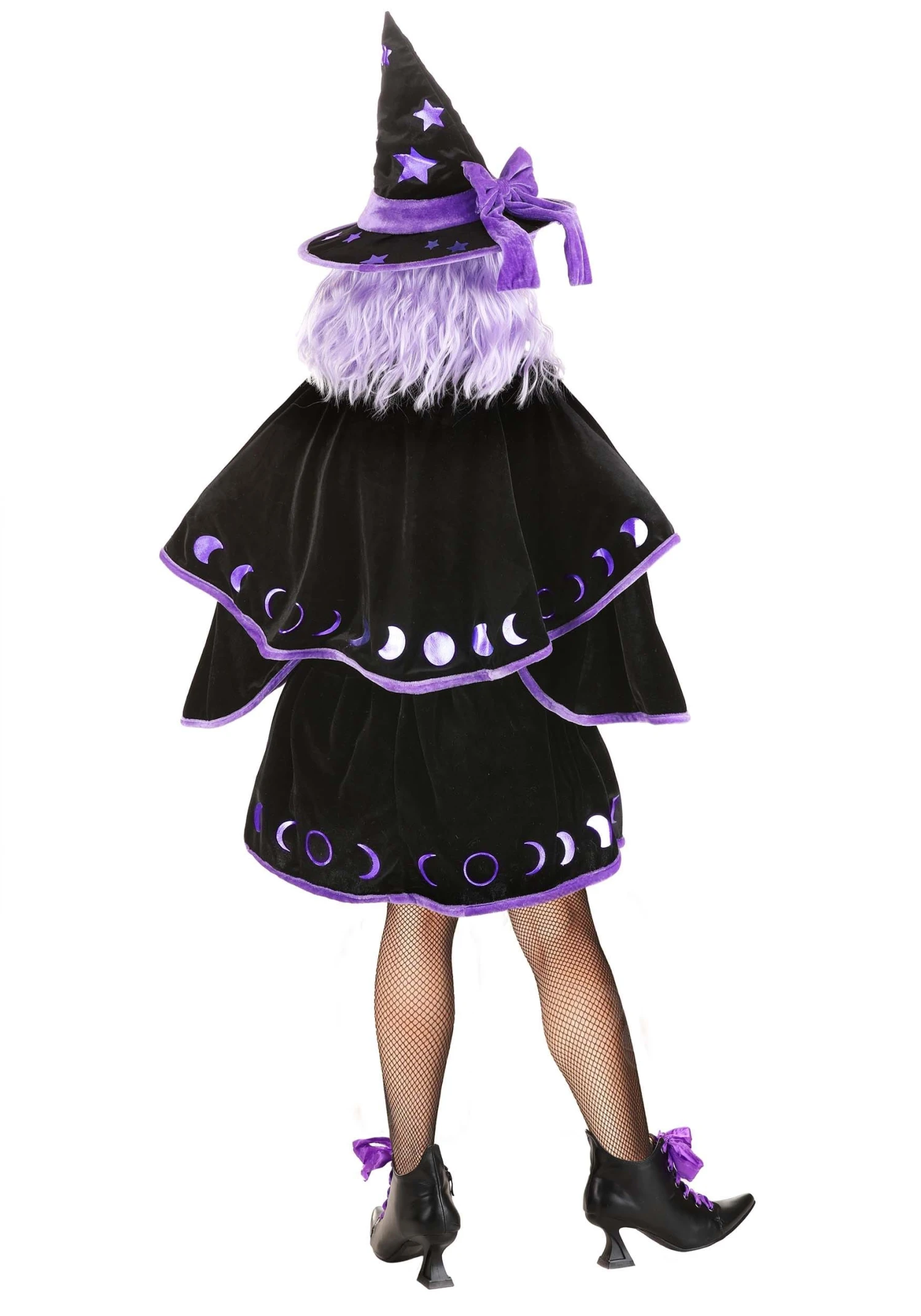 Purple Star Kid's Witch Costume 8 Purple Star Kid's Witch Costume - Image 6