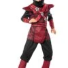 Regal Red Ninja Warrior Costume For Boys -Halloween Costumes kids regal red ninja costume main