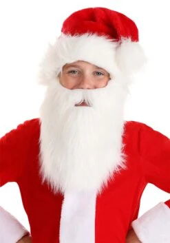 Kid's Costume Santa Hat And Beard Kit