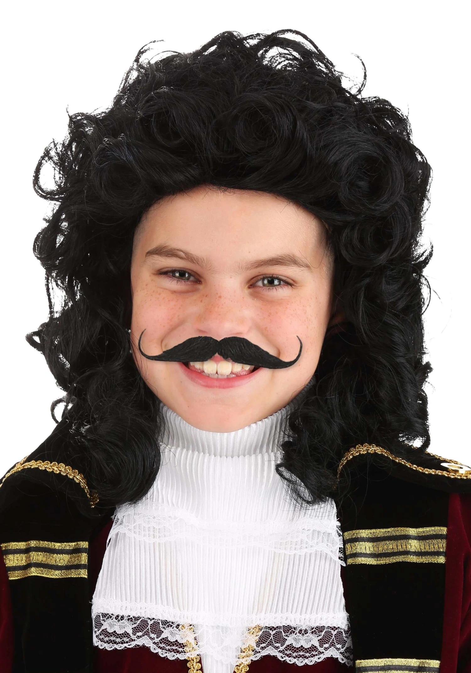 Short Curly Pirate Costume Wig For Kids 3 Short Curly Pirate Costume Wig For Kids