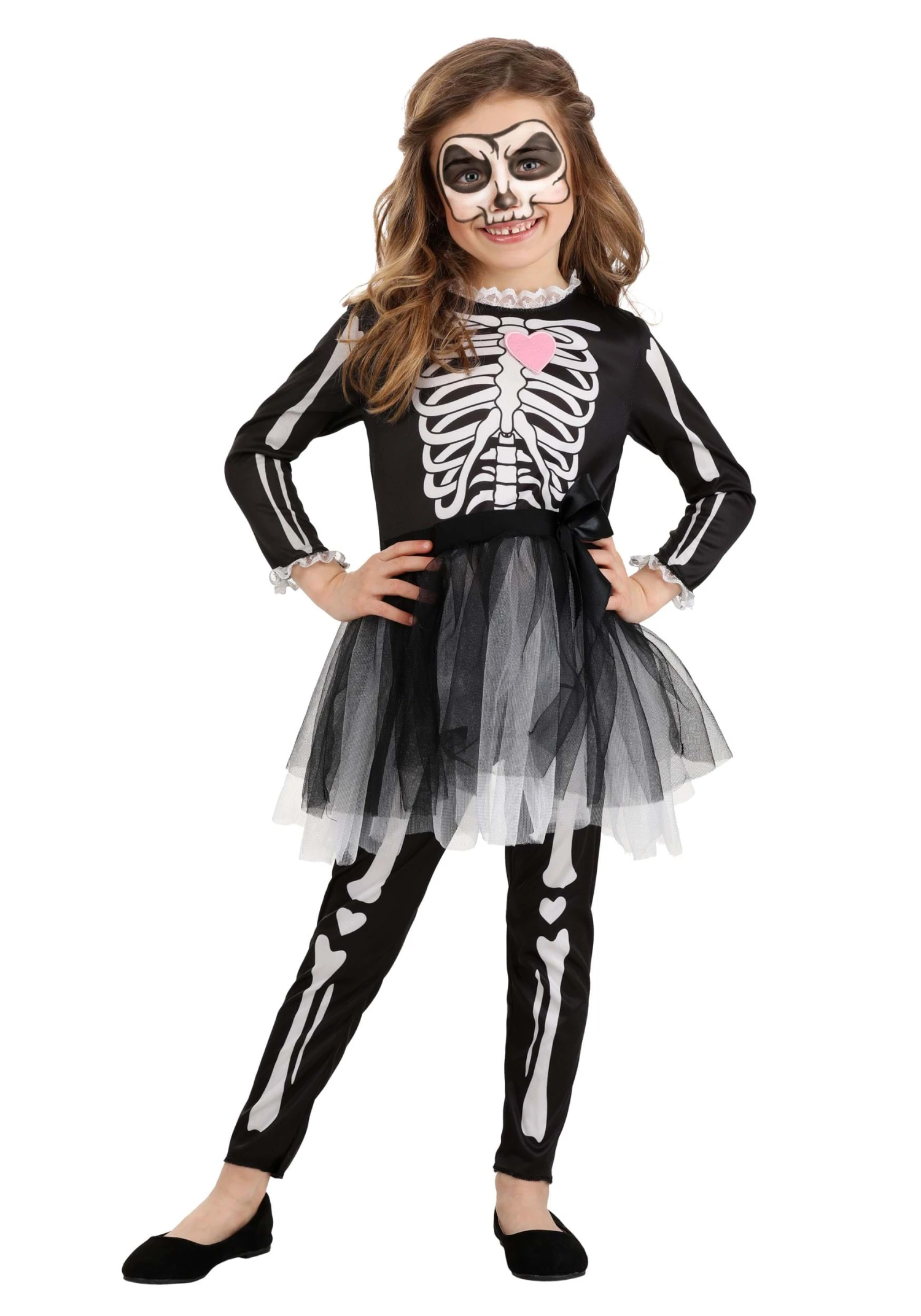 Skeleton Dress Costume For Kids 3 Skeleton Dress Costume For Kids