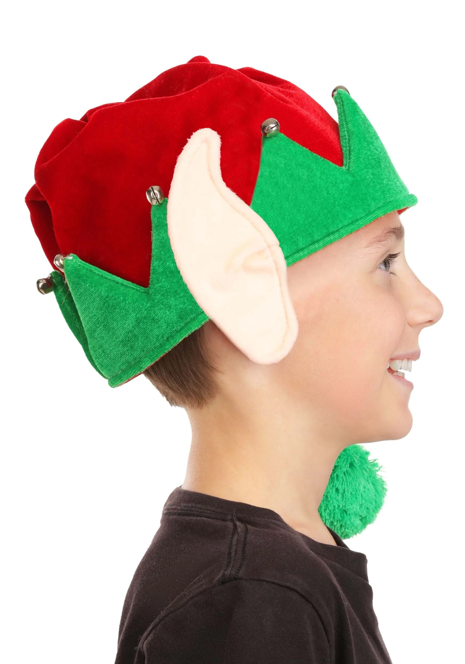 Kid's Costume Soft Elf Hat With Ears 6 Kid's Costume Soft Elf Hat With Ears - Image 4