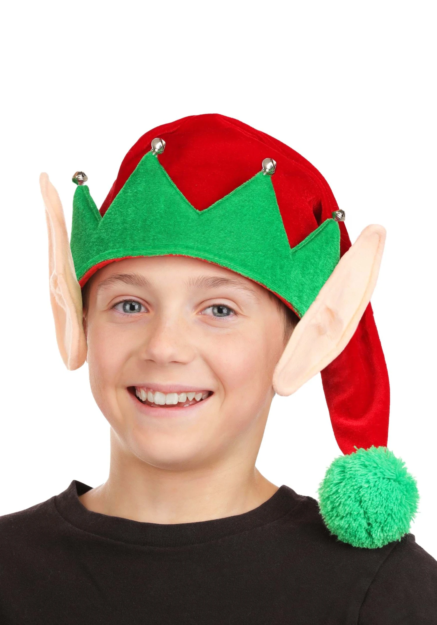 Kid's Costume Soft Elf Hat With Ears 3 Kid's Costume Soft Elf Hat With Ears