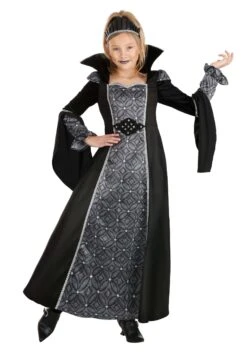 Sorceress Queen Costume Dress For Girls
