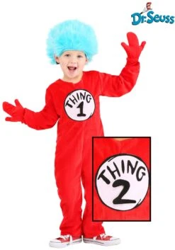 Dr. Seuss Deluxe Thing 1 & 2 Toddler Costume