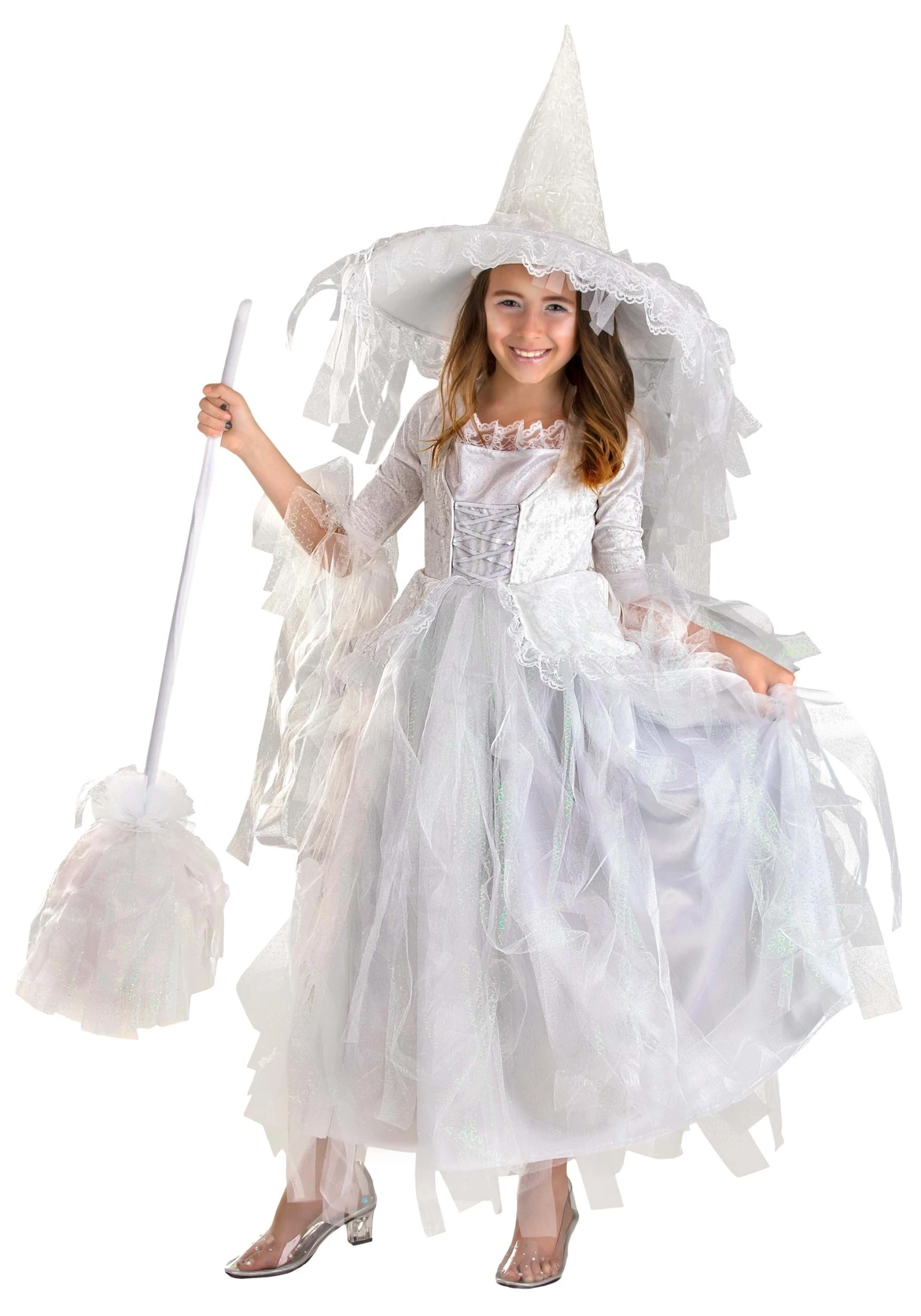 White Witch Costume For Girls 10 White Witch Costume For Girls - Image 8