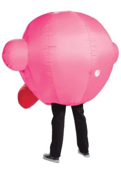 Adult Inflatable Kirby Costume 5 Adult Inflatable Kirby Costume -Halloween Costumes kirby adult inflatable costume alt 1