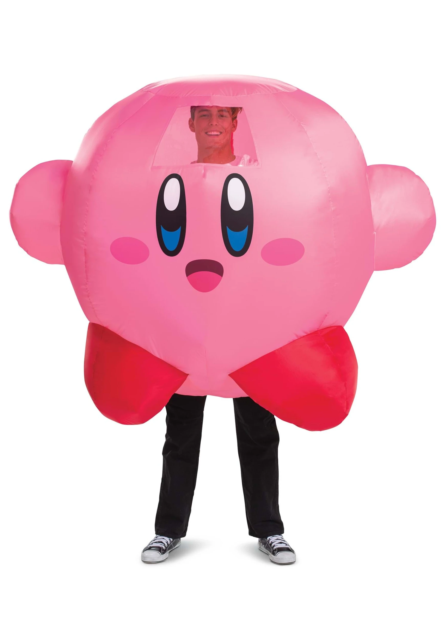 Adult Inflatable Kirby Costume 3 Adult Inflatable Kirby Costume
