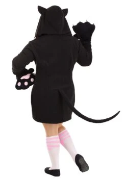 Plus Sized Women's Midnight Kitty Costume -Halloween Costumes kung fu panda child po costume alt1