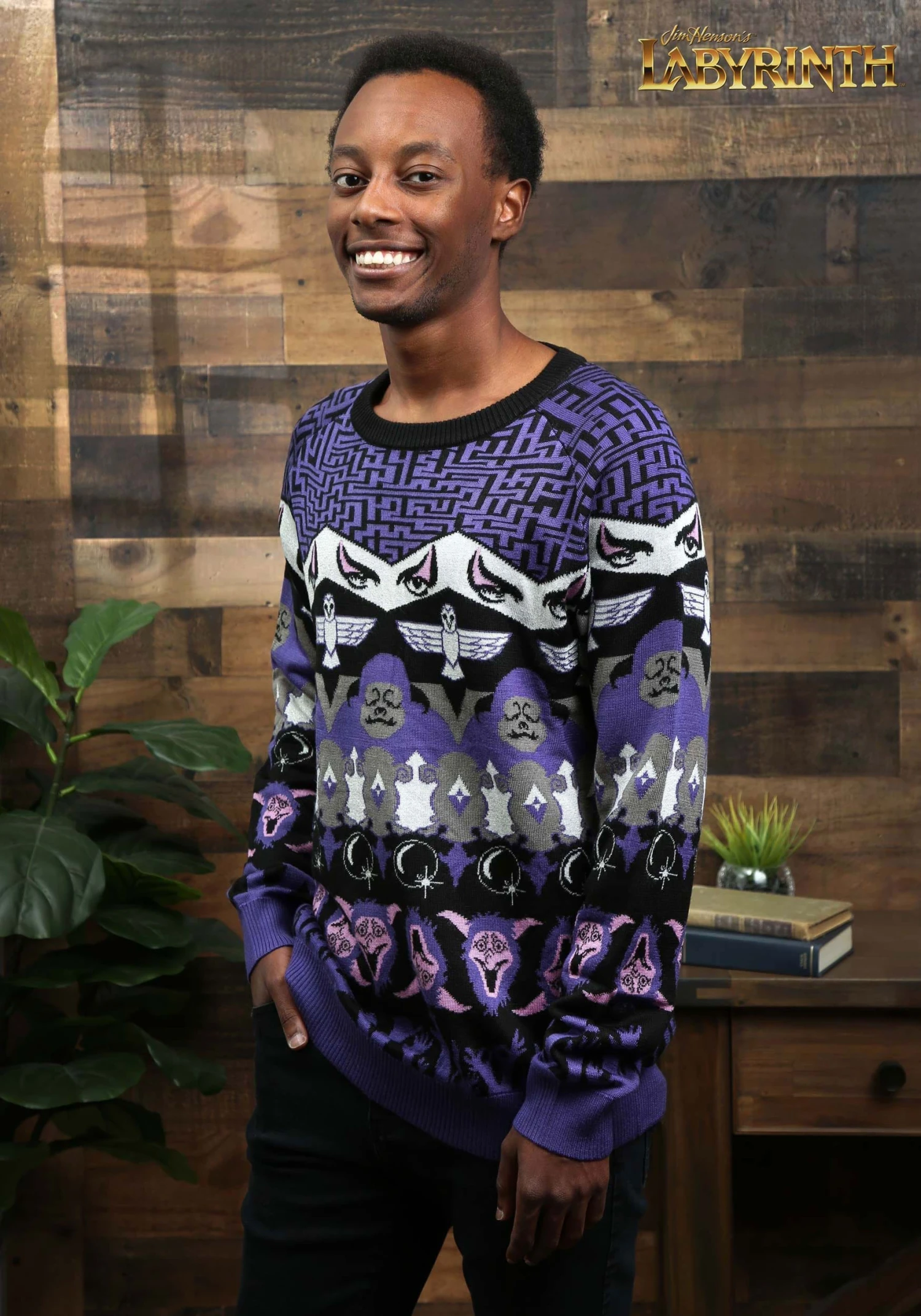 Adult Labyrinth Character Ugly Christmas Sweater 3 Adult Labyrinth Character Ugly Christmas Sweater