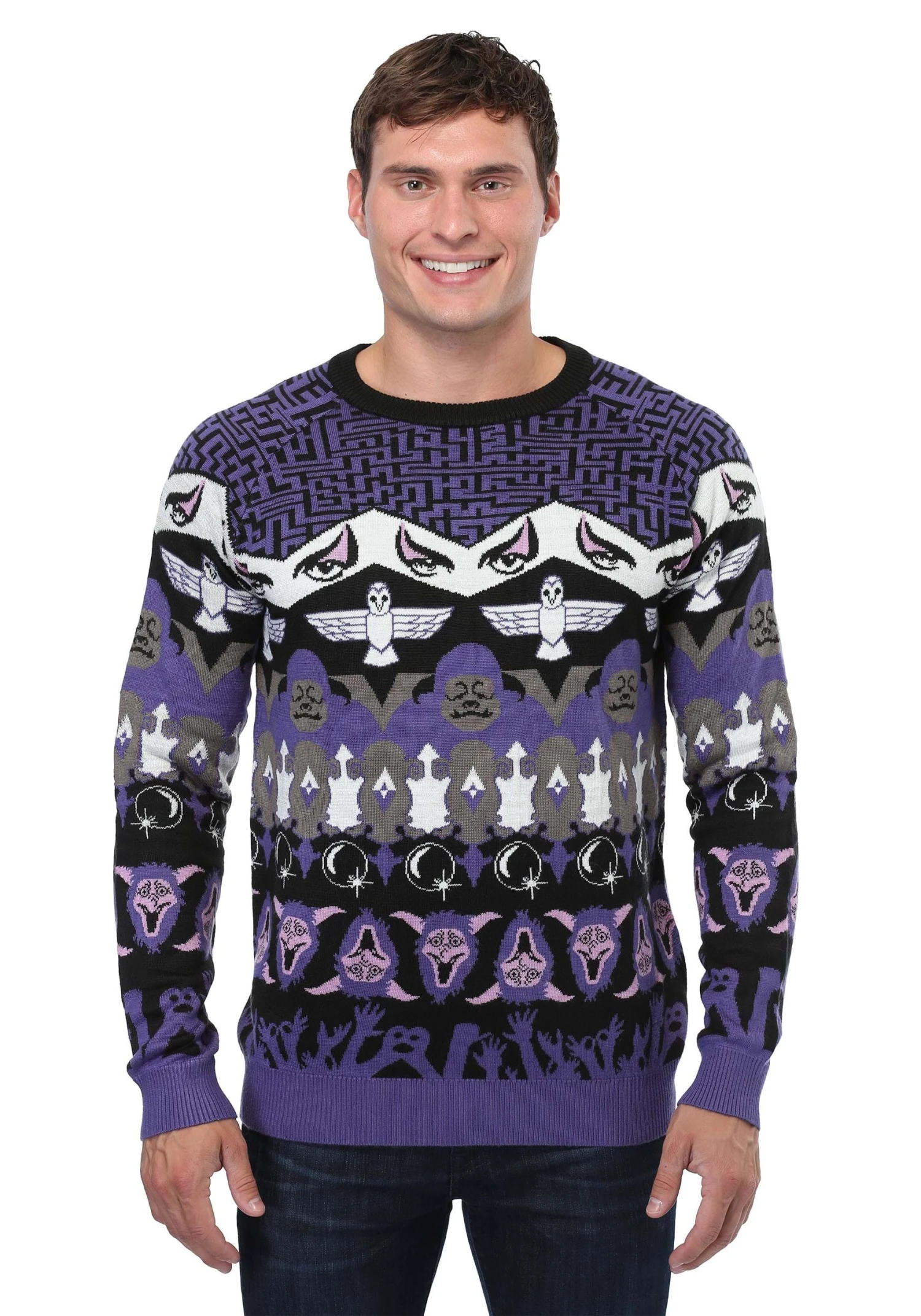 Adult Labyrinth Character Ugly Christmas Sweater 7 Adult Labyrinth Character Ugly Christmas Sweater - Image 5
