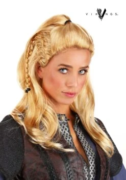 Vikings Lagertha Blonde Wig For Women 12 Vikings Lagertha Blonde Wig For Women -Halloween Costumes lagertha wig adult alt 4