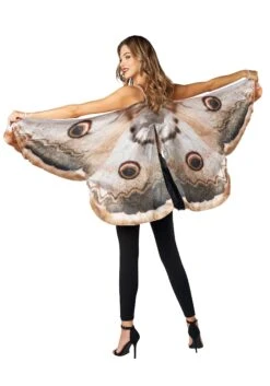 Adult Large Moth Costume Wings
