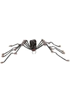 Large Hairy Gray Spider Halloween Decoration -Halloween Costumes large spider hairy grey alt 4