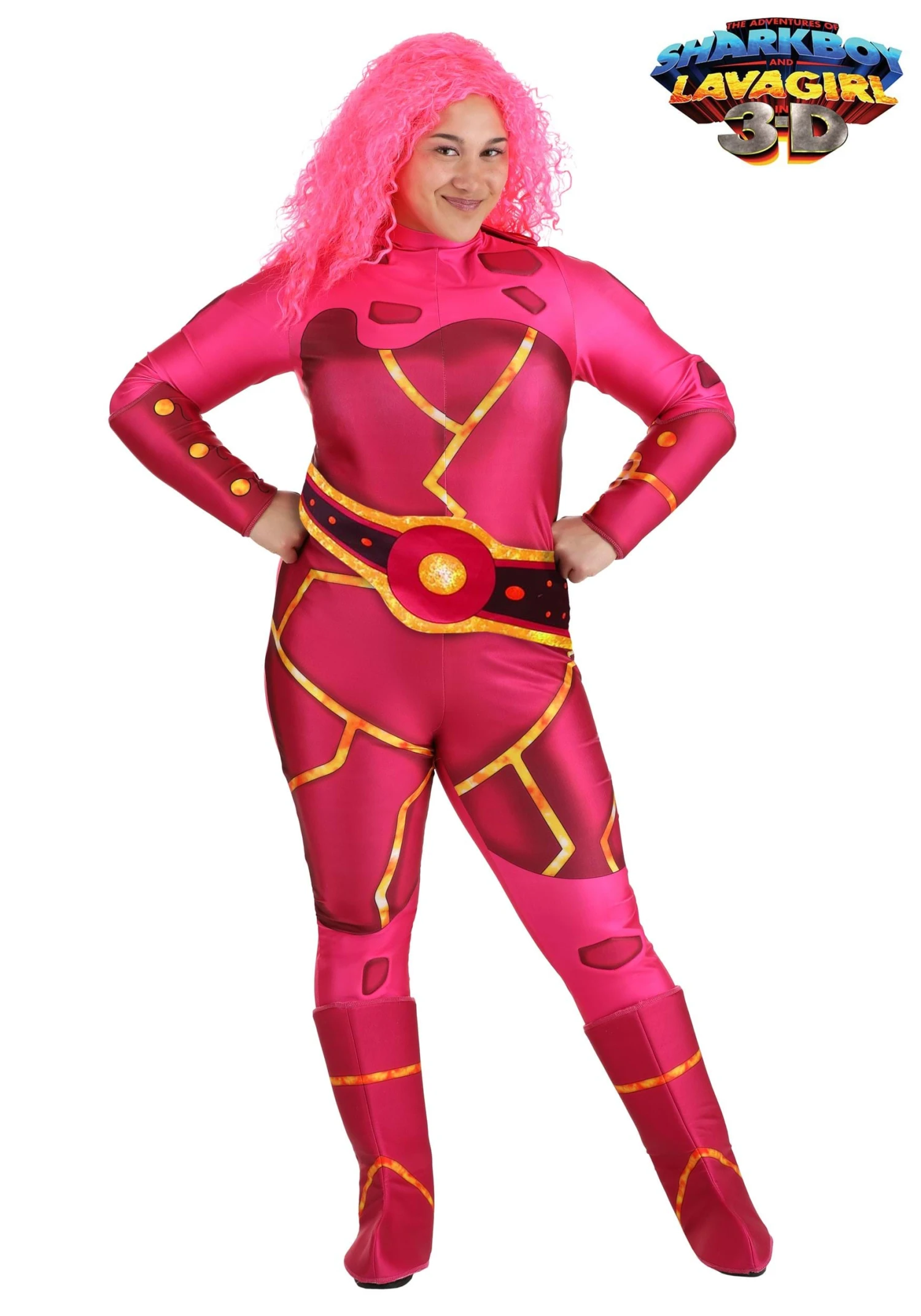 Lava Girl Plus Size Women's Costume 3 Lava Girl Plus Size Women's Costume