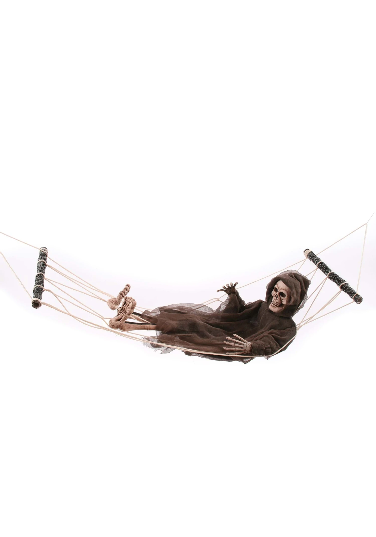 Fun World 64-Inch Lazy Bones Hammock Reaper Decoration 6 Fun World 64-Inch Lazy Bones Hammock Reaper Decoration - Image 4