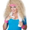 Adult Let's Get Physical Wig -Halloween Costumes lets get physical wig
