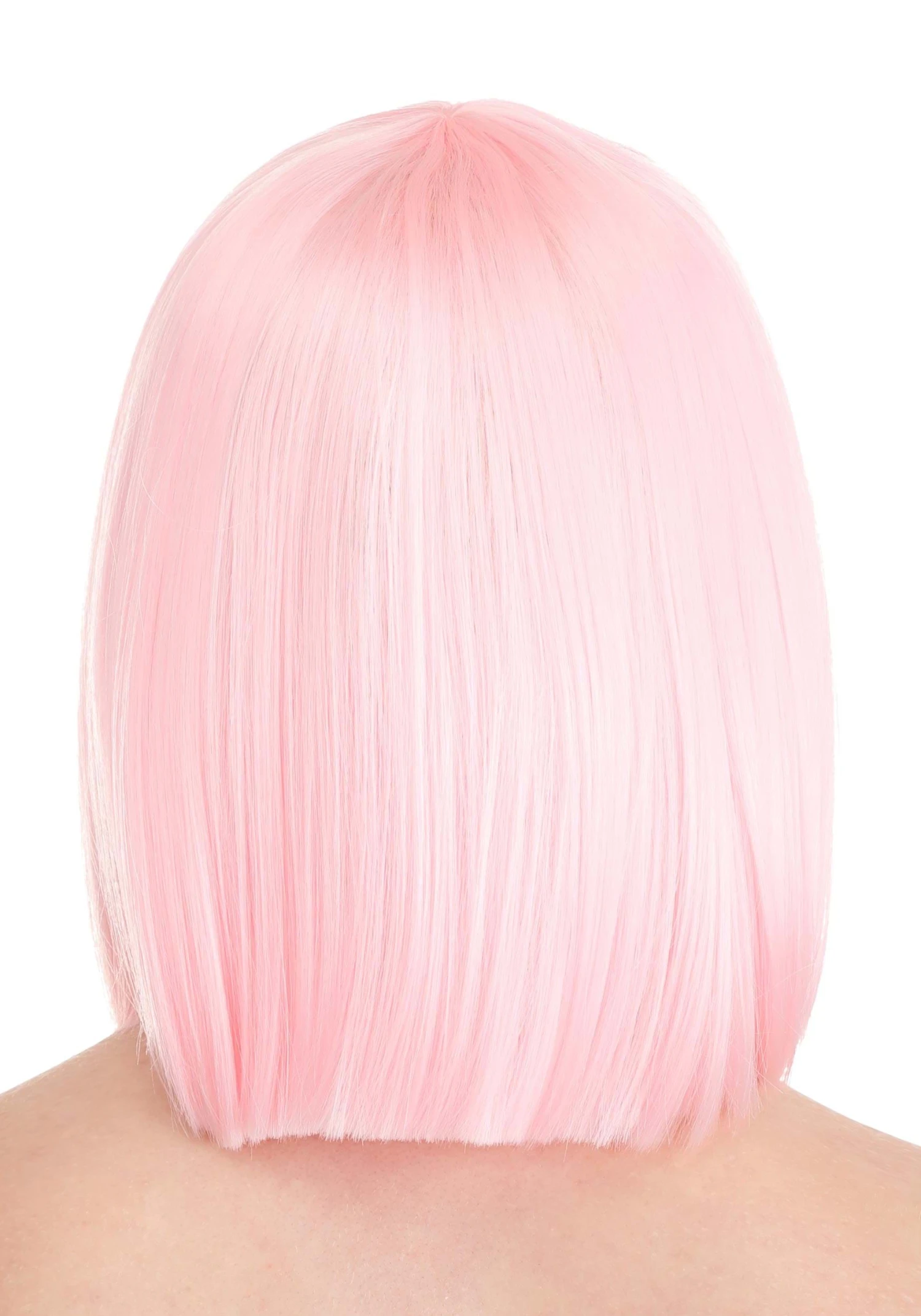 Light Pink Bob Wig For Adults 4 Light Pink Bob Wig For Adults - Image 2