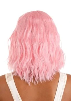 Light Pink Wavy Wig For Women 8 Light Pink Wavy Wig For Women -Halloween Costumes light pink wavy wig alt 2