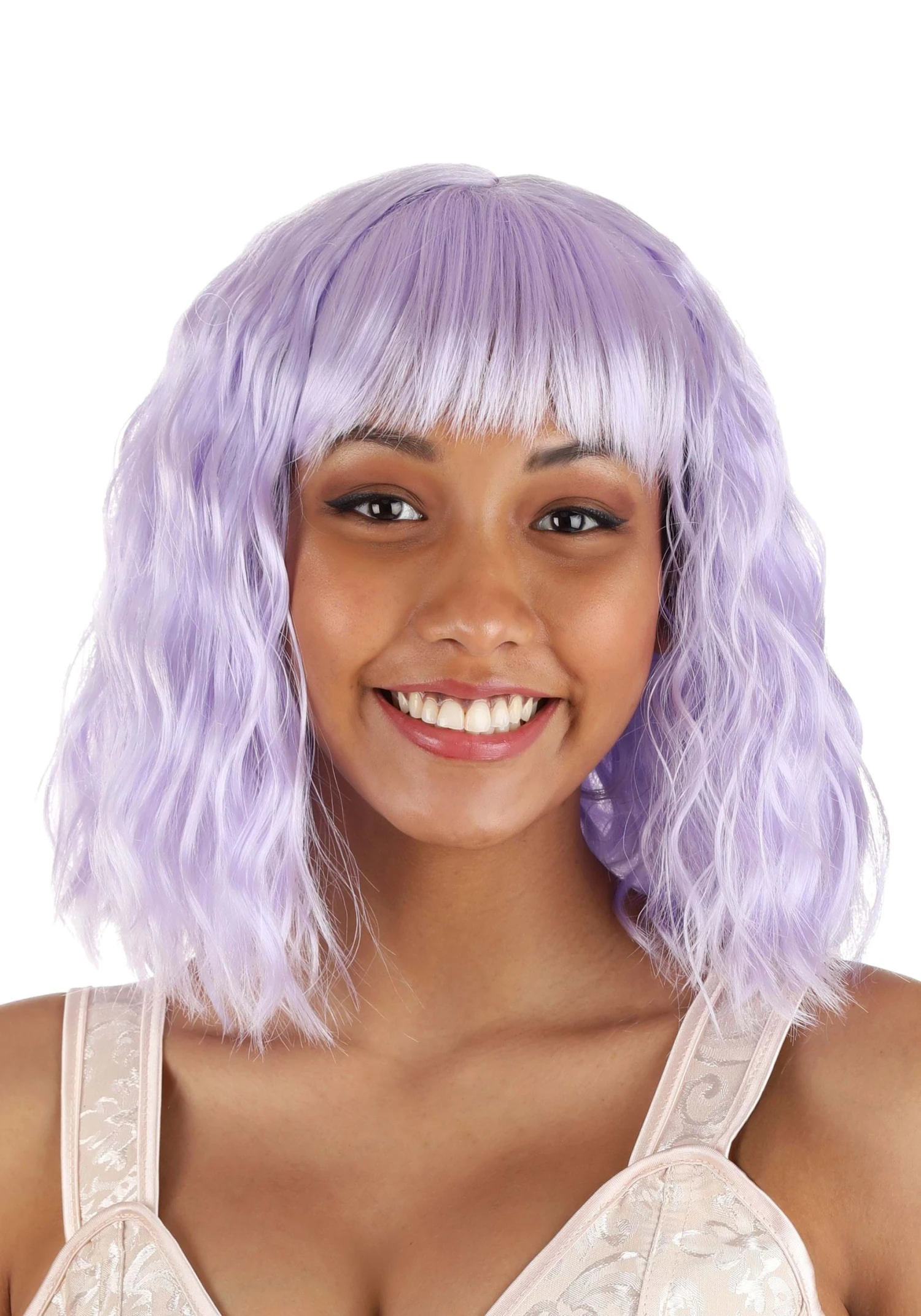 Light Purple Wavy Wig For Women 3 Light Purple Wavy Wig For Women