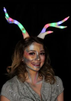 Light-Up Multicolor Deer LumenHorns Costume Antlers 12 Light-Up Multicolor Deer LumenHorns Costume Antlers -Halloween Costumes light up deer antlers multicolor lumenhorns alt 2