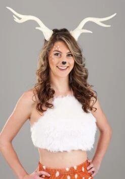 White Light-Up Deer Antlers Costume LumenHorns 21 White Light-Up Deer Antlers Costume LumenHorns -Halloween Costumes light up deer antlers white lumenhorns alt 9