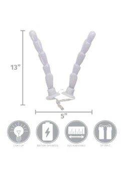 Light-Up Insect Antennae | LumenHorns -Halloween Costumes light up insect antennae lumenhorns alt 4