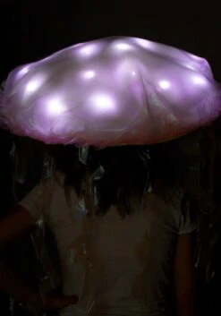 Light-Up Jellyfish Costume Hat 11 Light-Up Jellyfish Costume Hat -Halloween Costumes light up jellyfish costume hat alt 3
