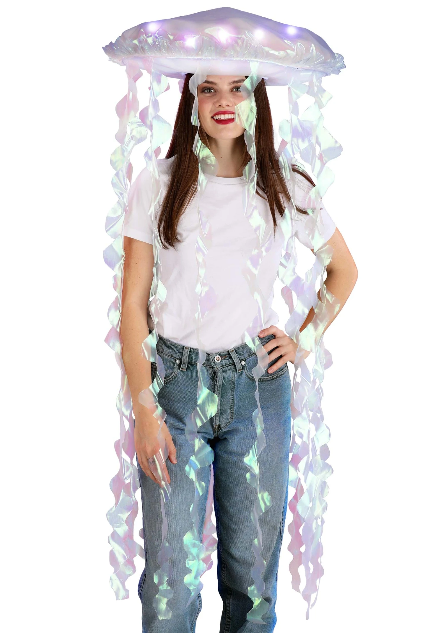 Light-Up Jellyfish Costume Hat 3 Light-Up Jellyfish Costume Hat