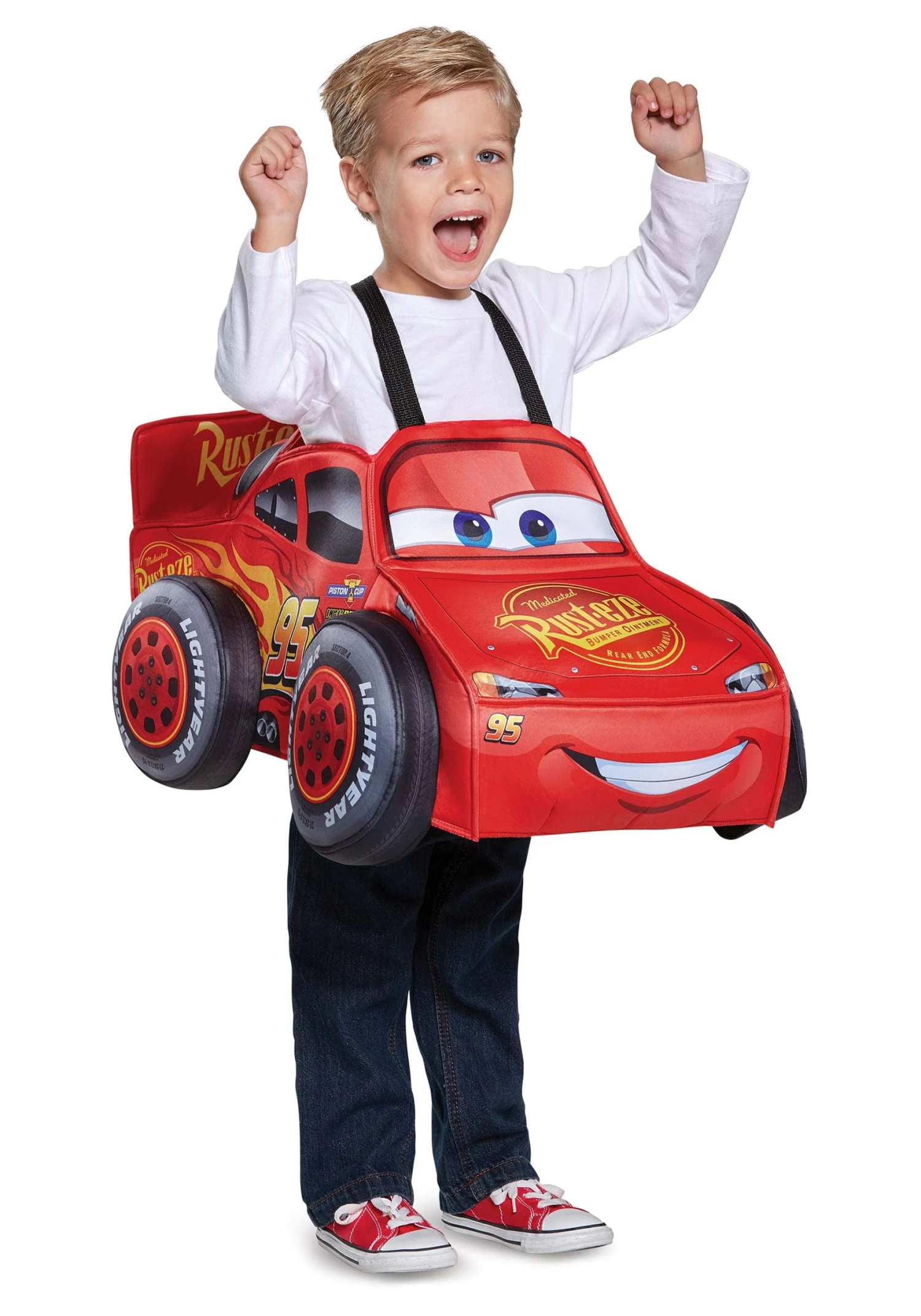 Disguise Cars Lightning McQueen 3D Costume For Toddlers 9 Disguise Cars Lightning McQueen 3D Costume For Toddlers - Image 7