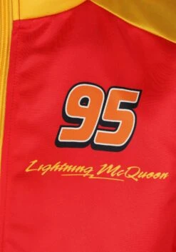 Lightning McQueen Crew Hat & Vest Costume Kit For Adults -Halloween Costumes lightning mcqueen crew hat vest kit alt 5