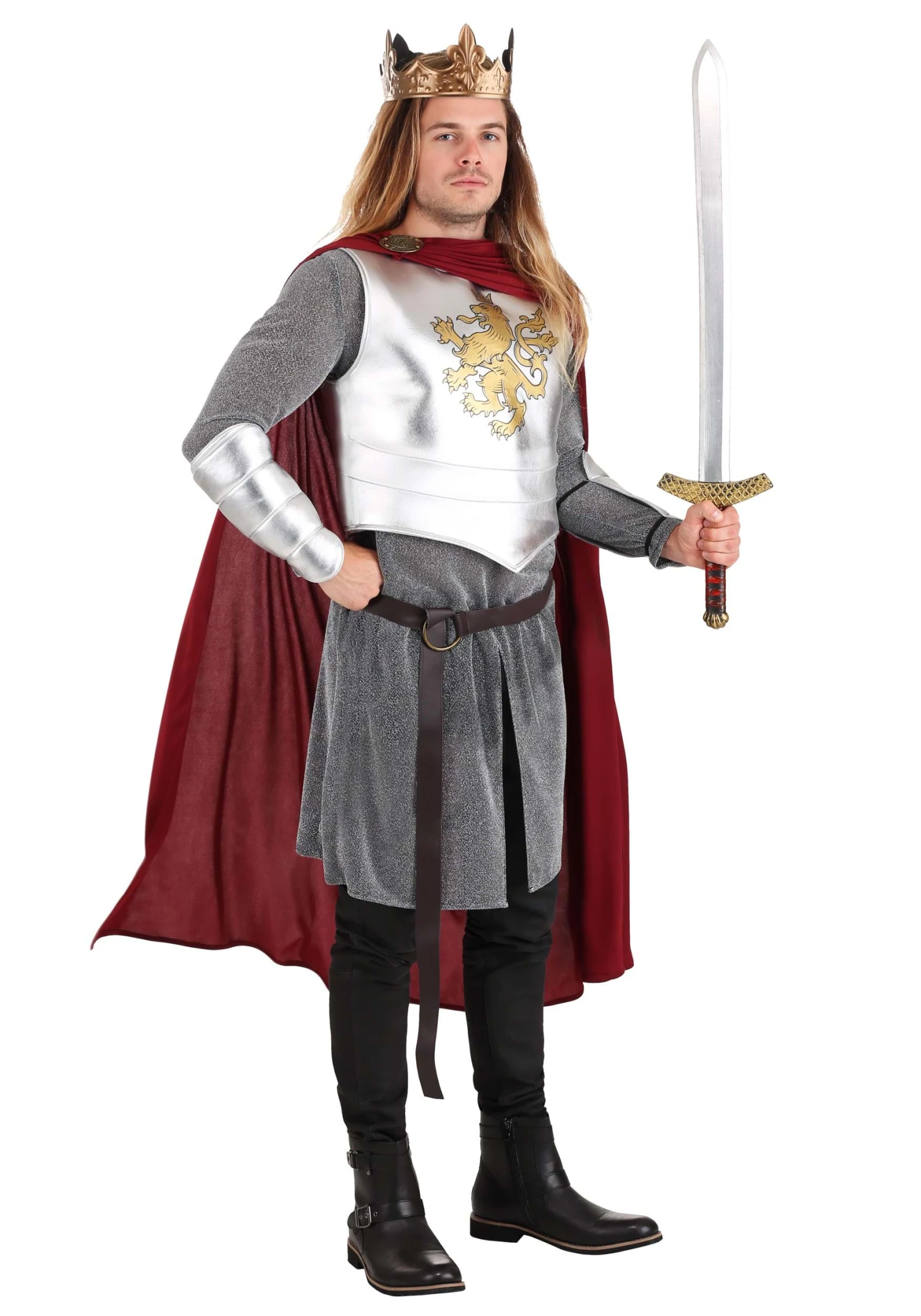 Lionheart Knight Costume For Men 3 Lionheart Knight Costume For Men