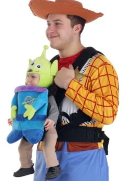 Disney Little Space Men Baby Carrier Costume -Halloween Costumes little green men baby carrier cover alt 4