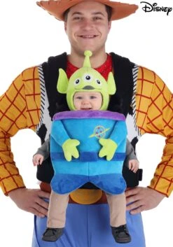 Disney Little Space Men Baby Carrier Costume -Halloween Costumes little green men baby carrier cover alt 5