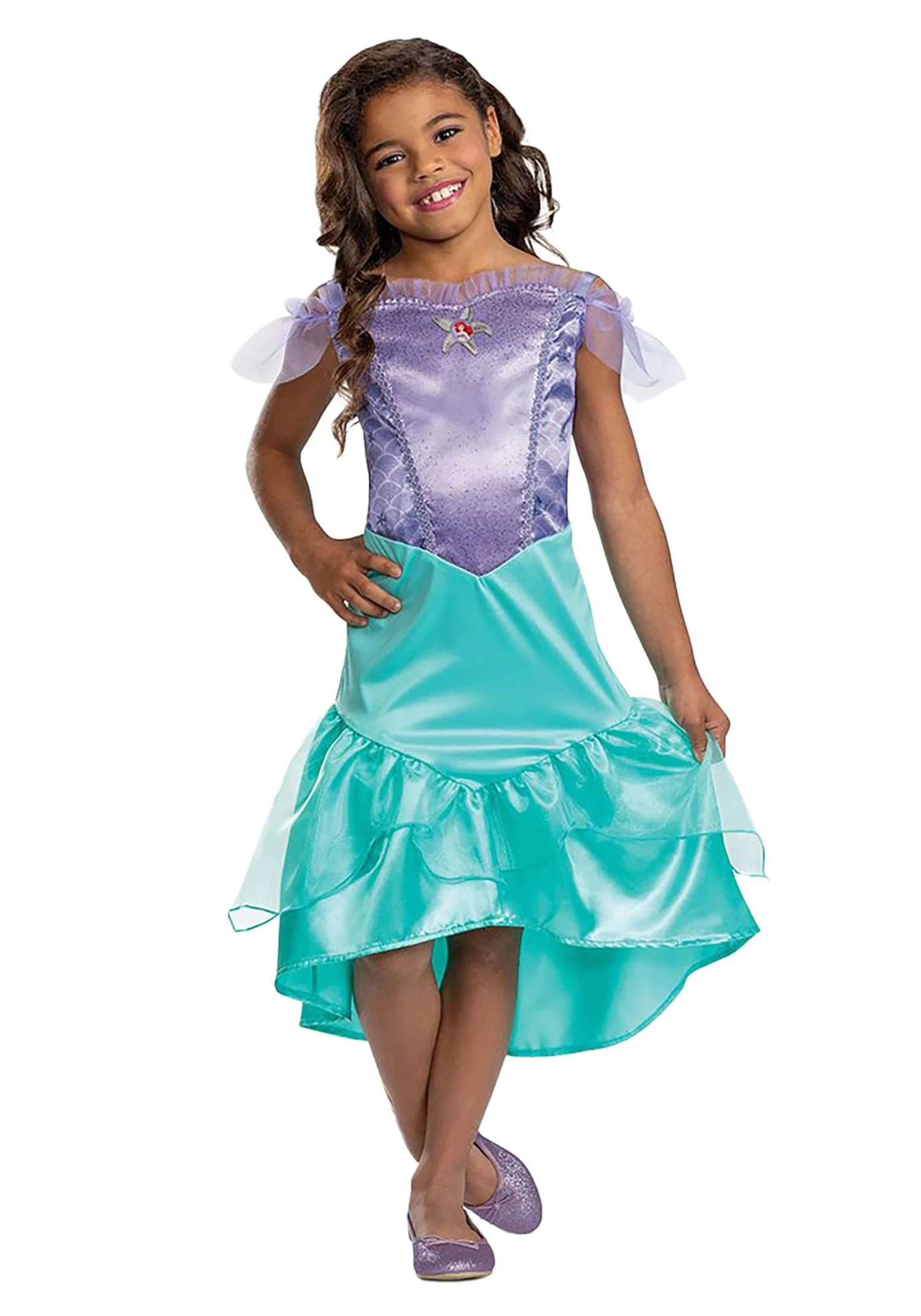 Disguise Disney The Little Mermaid Girl's Sustainable Ariel Costume Dress 3 Disguise Disney The Little Mermaid Girl's Sustainable Ariel Costume Dress