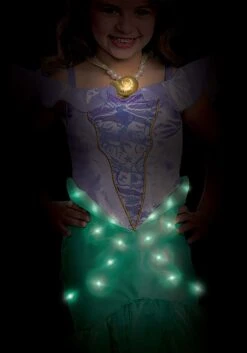 Disguise Disney The Little Mermaid Prestige Ariel Sound And Light Up Costume For Girls 9 Disguise Disney The Little Mermaid Prestige Ariel Sound And Light Up Costume For Girls -Halloween Costumes little mermaid kids prestige ariel sound light costume alt 3