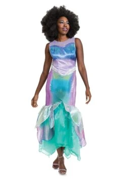 Disguise Little Mermaid Live Action Deluxe Ariel Costume For Women -Halloween Costumes little mermaid live action adult deluxe ariel merm alt 1