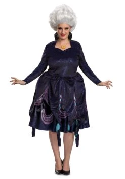 Disguise Women's The Little Mermaid Live Action Deluxe Ursula Costume Dress -Halloween Costumes little mermaid live action adult deluxe ursula cos alt 1