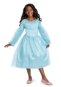 Disguise Little Mermaid Live Action Ariel Blue Costume Dress For Girls