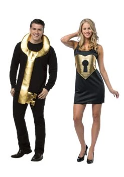 Adults Lock And Key Couples Costume