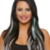 Dreamgirl 3-Piece Long Straight Ombre Aqua/Grey Hair Extensions 1 Dreamgirl 3-Piece Long Straight Ombre Aqua/Grey Hair Extensions -Halloween Costumes long straight 3 piece ombre aqua grey hair extensions