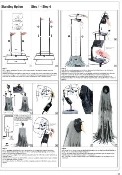 6FT Looming Phantom Animated Halloween Decoration 22 6FT Looming Phantom Animated Halloween Decoration -Halloween Costumes looming phantom animated decoration alt 2