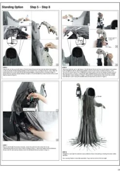 6FT Looming Phantom Animated Halloween Decoration 23 6FT Looming Phantom Animated Halloween Decoration -Halloween Costumes looming phantom animated decoration alt 3